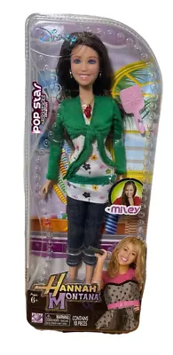 Disney Hannah Montana Miley Pop Star Play Along Jakks 12  Doll Figure Rare New • $75.07