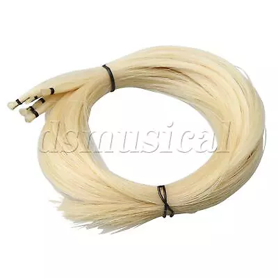 Violin Bow Hair For Violin Bow Replacement Parts 83cm Length White Pack Of 5 • $23.99