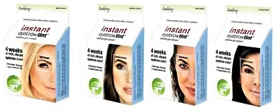 $11.95 • Buy GODEFROY INSTANT Eyebrow Tint Natural Gel Colorant  3 APPLICATION Kit  FREE SHIP