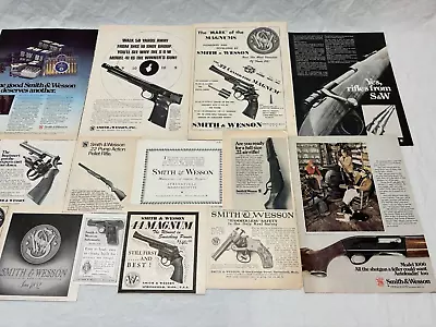 Smith & Wesson Guns 21 Magazine Ads 1900 - 2014 Collection • $27.30