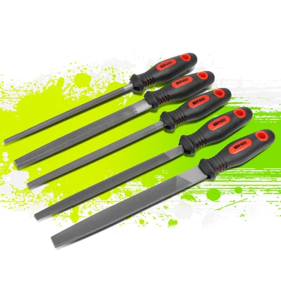 $16.99 • Buy Forged Milled Heat-treated Steel Rubber Coat Handle Bastard File Set For Metal