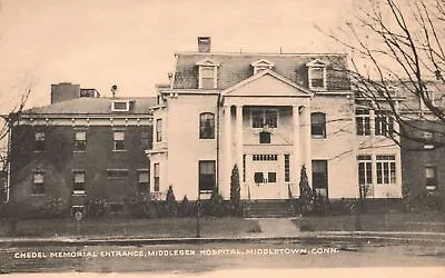 Vintage Postcard Chedel Memorial Middlesex Hospital Bldg. Middletown Connecticut • £12.52