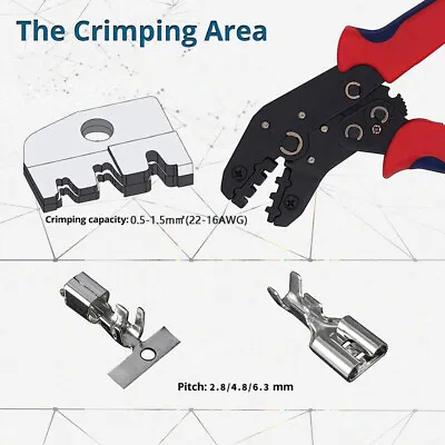 SN-48B Crimper Plier Crimping Tool Cable Wire Connectors Electrical Terminals US • $16.71