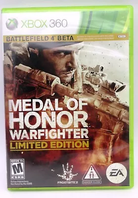 Medal Of Honor Warfighter - Limited Edition Xbox 360 Game 2012 Case Included • $12.99