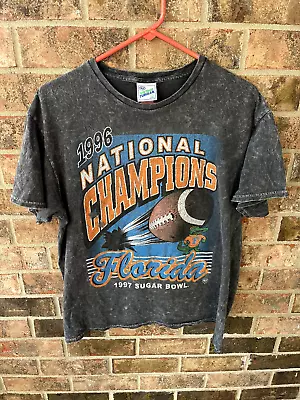 Vintage Tubular Florida Gators 1996 National Championship T-Shirt • $19.99