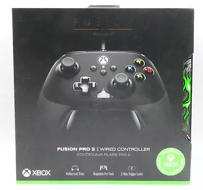 Powera Black Fusion Pro 2 / Xbox Series X|s Wired Controller #107888# • $40