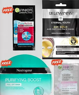 £9.37 • Buy DR. LEWINN'S Eternal Youth 24K Gold Age-Defying Face Mask 20 ML -3Bonus Free Itm