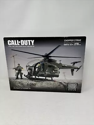 MEGA BLOKS Call Of Duty Chopper Strike Building Set 06816 278 Pieces NIB • $70