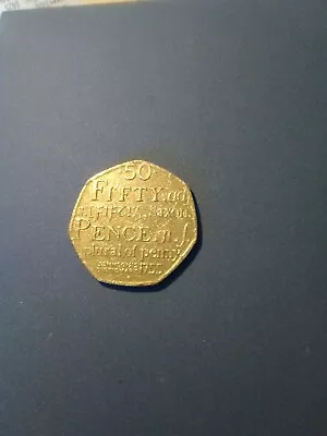 2005 Rare 50p Fifty Pence Coin Johnson's Dictionary 1755 Saxon Plural Of Penny • £11.50