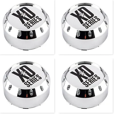 KMC XD Series 4 Pack 464K131-2 8 Lug Chrome Wheel Center Cap XD786/XD795 • $96