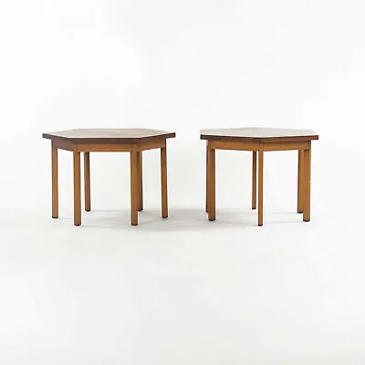 1961 Pair McCobb For Lane Rosewood Delineator Group Side Tables Model 995-86   • $3750