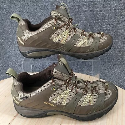 Merrell Shoes Womens 9 Siren Sport 2 Trail Sneakers Lace Up J52410 Green Leather • $16.19