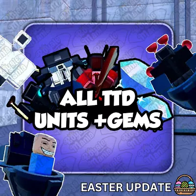 🚽 ROBLOX: Toilet Tower Defense (TTD) UNITS & GEMS | NEW UPDATE 🥚 | CHEAPEST 🚽 • $4.99