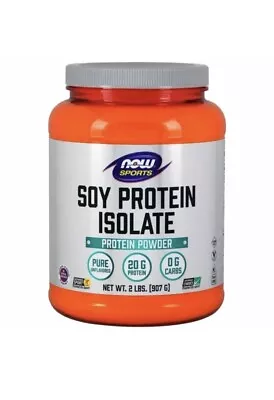 Now Sports Soy Protein Isolate Pure Unflavored 2Lbs EXP2/24  • $24.99