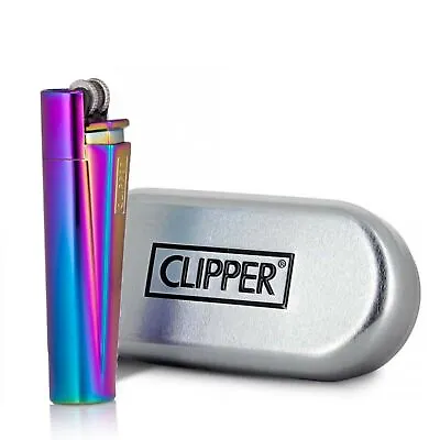 £12.99 • Buy PERSONALISED ENGRAVED METAL CLIPPER LIGHTER Custom Gifts Rainbow Clipper Gift