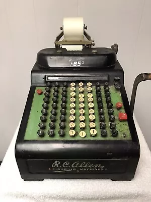 Vintage RC Allen Model 85 Figuring Machine 1940s • $37.17