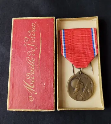 WW1 Original French Verdun Medal 1916 Battle Bronze By Vernier Genuine Box #2 • $69