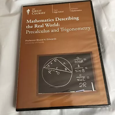 Great Courses Mathematics Precalculus And Trigonometry 6 DVD's NEW • $8