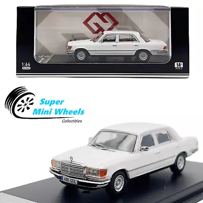 MaxWell 1:64 Mercedes-Benz 450SEL 6.9 W116 1976 White Diecast Model • $26.99