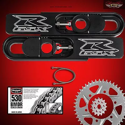 2003-04 GSXR 1000 Swingarm Extension Kit Vortex Sprockets Chain And Brake Line • $397