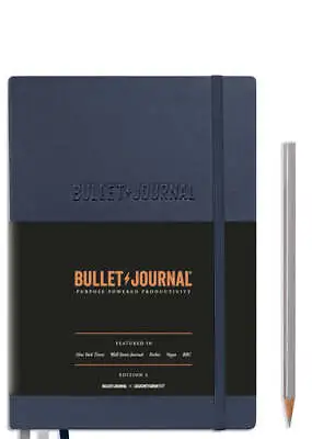 $44.95 • Buy Leuchtturm 120gsm Bullet Journal Edition 2 -  (A5)  Blue22