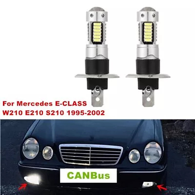 For Mercedes Benz E-CLASS W210 E210 S210 1995-2002 Car LED Headlamp Fog Light • $10.60