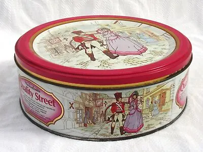 Vintage Quality Street Tin Round Medium Sized Soldier Lady Late 1980s • £12