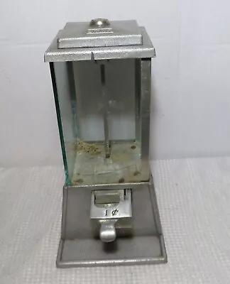 Vintage 1930's Star Peanut / Gumball 1 Cent Penny Vending Machine Works • $175