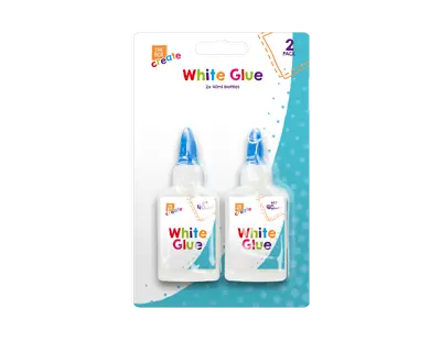 £2.25 • Buy 2x White PVA Glue Multipurpose Strong Adhesive Non Toxic Glue Set Pack Craft