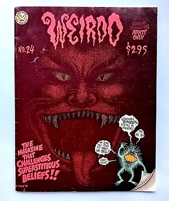 R. Crumb - WEIRDO  #24 - (Last Gasp 1988) • £11.95