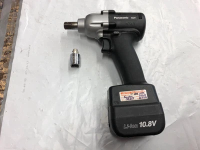$135 • Buy Panasonic EYFLA6P 10.8V Cordless Impact Driver 1/2  Drive W/ 3/8  Adapter 