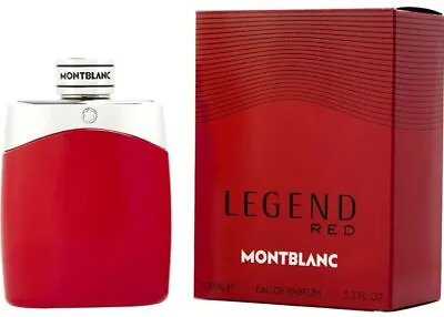 Legend Red By Mont Blanc Cologne For Men EDP 3.3 / 3.4 Oz New In Box • $31.58