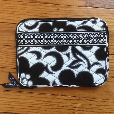 Vera Bradley Tablet Case Black White Floral 8 3/4” X 6 3/4”  • $19.99