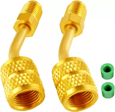Wadoy R410a Adapter Mini Split HVAC System 5/16  Female Couplers 1/4  Male Flare • $15.59