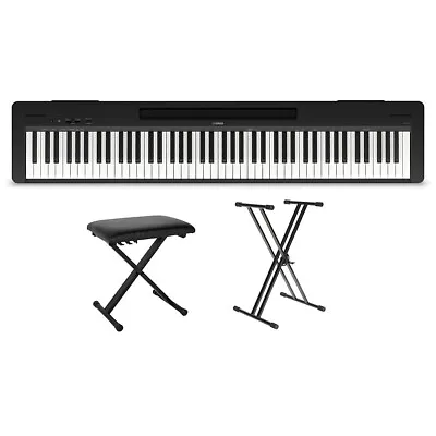 Yamaha P-143 88-Key Digital Piano Package Black Essentials Package • $574.99