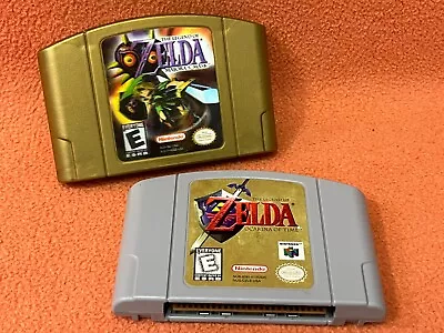 Zelda Majora's Mask & Ocarina Of Time Nintendo 64 N64 Authentic Game Bundle Lot! • $140.44