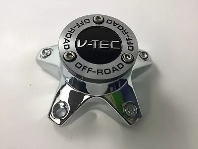 $30 • Buy V-Tec Wheel Center Hub Cap Chrome C394-65-CAP 5.5  5x4.5 5x5 OLD LOGO VT274