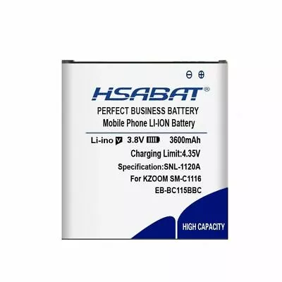 HSABAT EB-BC115BBC NFC 3600mAh Battery For Samsung GALAXY K Zoom SM-C1116 C1158 • $42.71