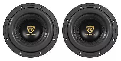 (2) Rockville W8K9D4 8  2000 Watt Car Stereo Subwoofers Dual 4-Ohm CEA Subs • $194.90