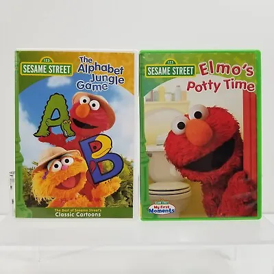 Sesame Street - The Alphabet Jungle Game & Elmo's Potty Time - DVD • $7.95