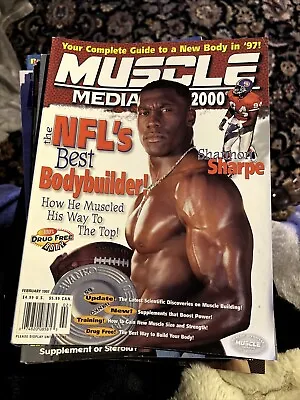 Shannon Sharpe Denver Broncos Muscle Media Bodybuilding Magazine - February 1997 • $12.99