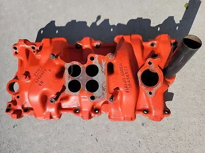 $150 • Buy GM 4 Barrel Intake Manifold 3746829 1958-59' 283  Chevrolet & Corvette F 11 8