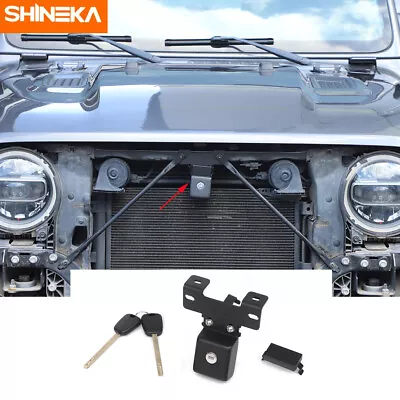 Anti-Theft Hidden Hood Lock Hood Latches For Jeep Wrangler JL JT 2018+ Iron • $42.99