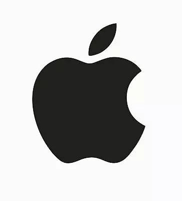 B80 S-Huge Apple Logo Vinyl Sticker Decal IPhone Macbook IMac PC Car Wall Laptop • £1.89