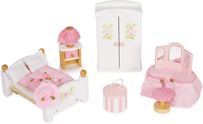 $46.92 • Buy Le Toy Van - Wooden Daisylane Master Bedroom Dolls House | Accessories Play S...