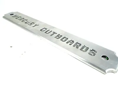 Mercury Outboards Sign Emblem Ornament Trim Aluminum Badge Marine Boat Motor • $24.52