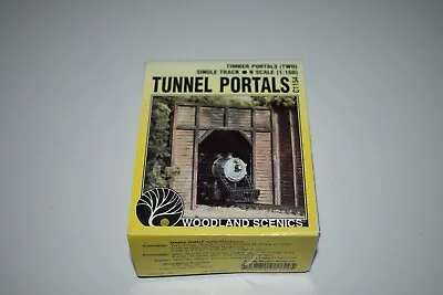 N Scale Woodland Scenics C1154 Timber Style Tunnel Portal Building Piece C12848 • $9.99