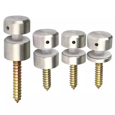 High Quality Stainless Steel Stair Side Fittings Wooden Screws & Glass Nails • £14.46