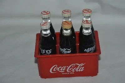 Coca-Cola Miniature Crate With 6 Mini Bottles Multi Language • £29.99