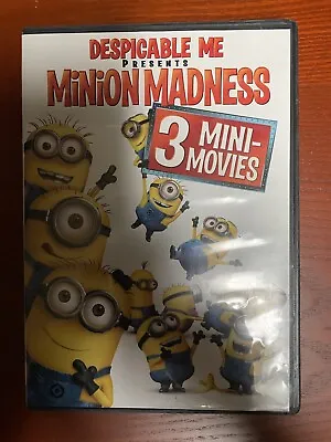 Minion Madness Short Films DVD Like New Played Once • $5.99
